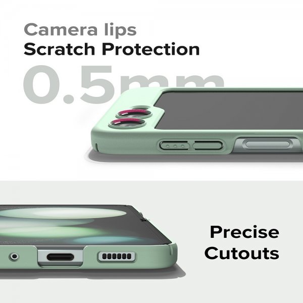 Ringke Samsung Galaxy Z Flip 5 -suojakuori, Slim Mint