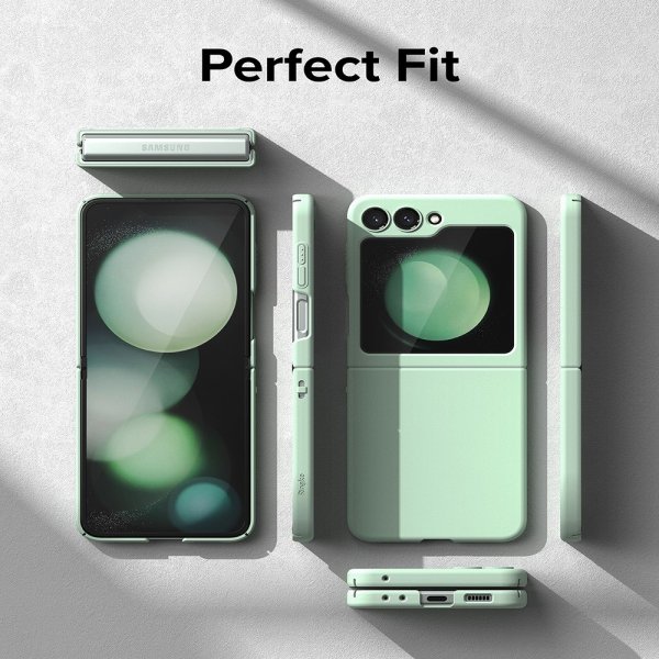 Ringke Samsung Galaxy Z Flip 5 -suojakuori, Slim Mint