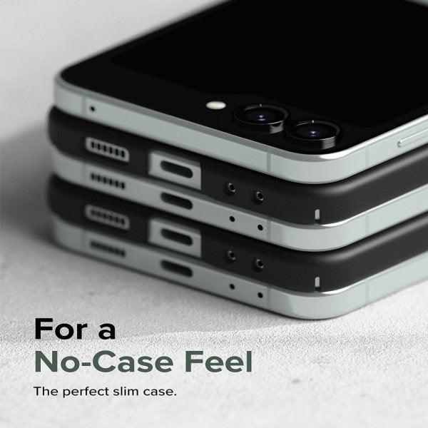 Ringke Samsung Galaxy Z Flip 5 -suojakuori Slim, musta