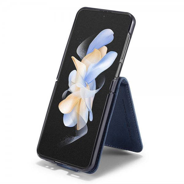 Lc.Imeeke Samsung Galaxy Z Flip 6/Flip 7 FE suojakuori korttipaikalla, sininen