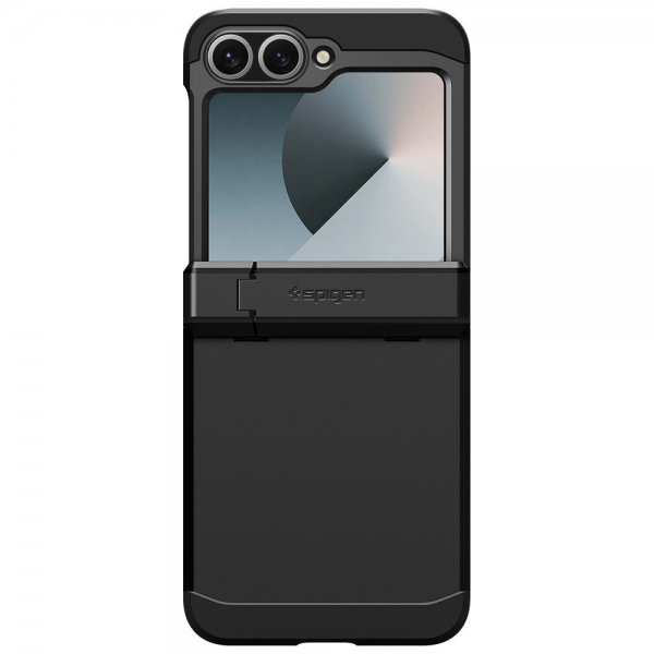 Spigen Samsung Galaxy Z Flip 6/Galaxy Z Flip 7 FE -suojakuori Tough Armor Pro MagFit Musta