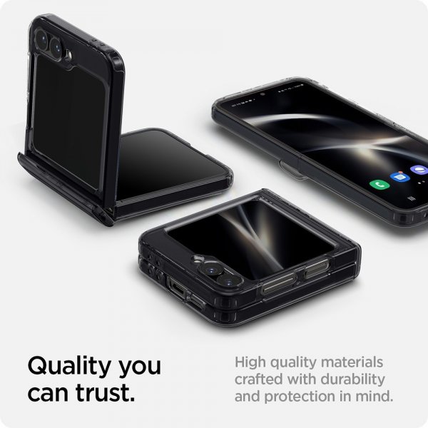 Spigen Samsung Galaxy Z Flip 6/Galaxy Z Flip 7 FE Kuori Ultra Hybrid Pro Zero One Musta