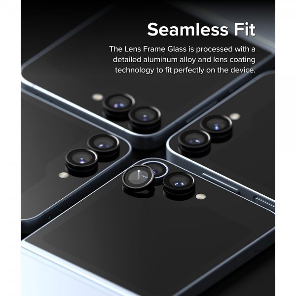 Ringke Samsung Galaxy Z Flip 6/Flip 7 FE Kameran Linssinsuojus Kehys 2-pakkaus