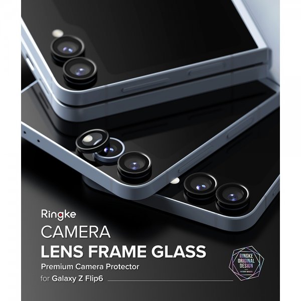 Ringke Samsung Galaxy Z Flip 6/Flip 7 FE Kameran Linssinsuojus Kehys 2-pakkaus