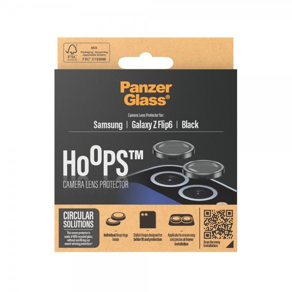 PanzerGlass Samsung Galaxy Z Flip 6/Flip 7 FE Kameran suojus Hoops