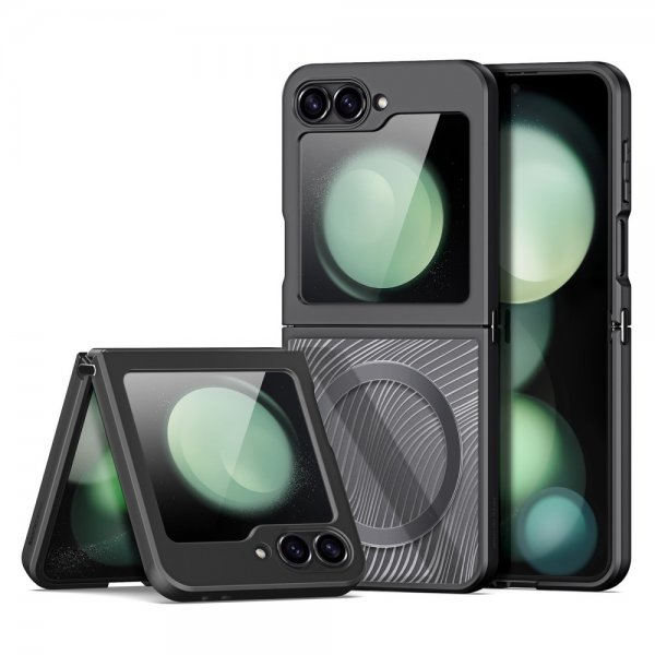 Dux Ducis Samsung Galaxy Z Flip 6/Flip 7 FE kuori Aimo Series MagSafe Musta