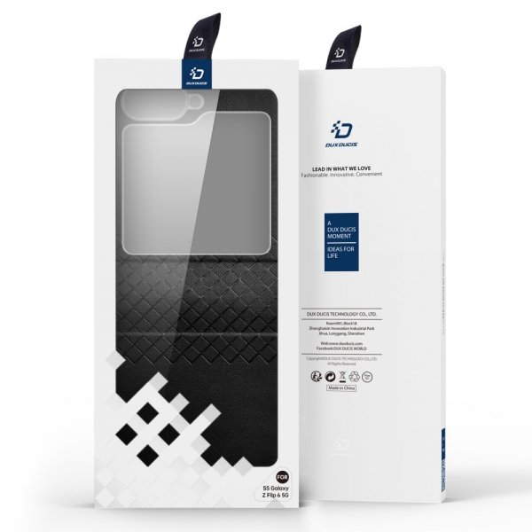Dux Ducis Samsung Galaxy Z Flip 6/Flip 7 FE suojakuori Bril Series musta