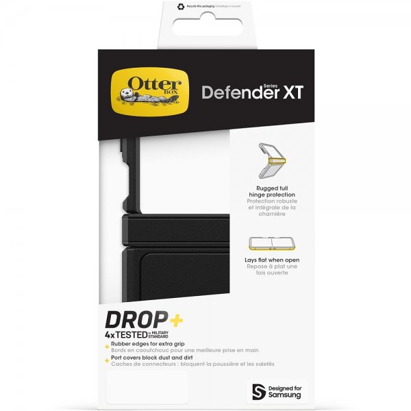 Otterbox Samsung Galaxy Z Flip 6/Flip 7 FE suojakuori Defender XT musta