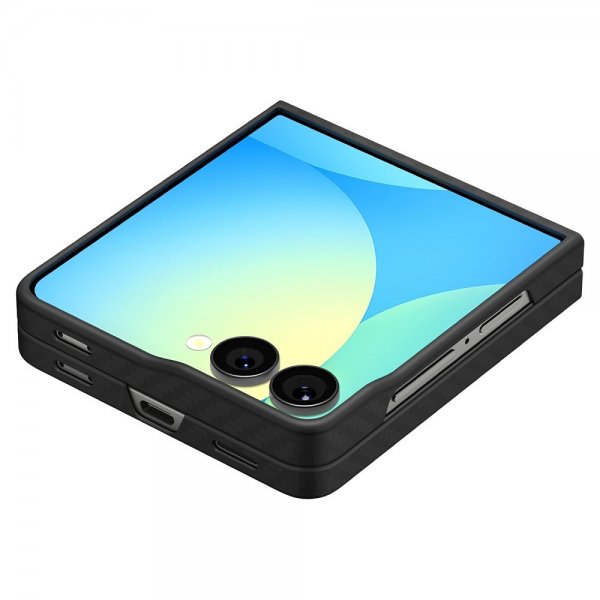 Spigen Samsung Galaxy Z Flip 7 Kuori Air Skin Aramid Musta