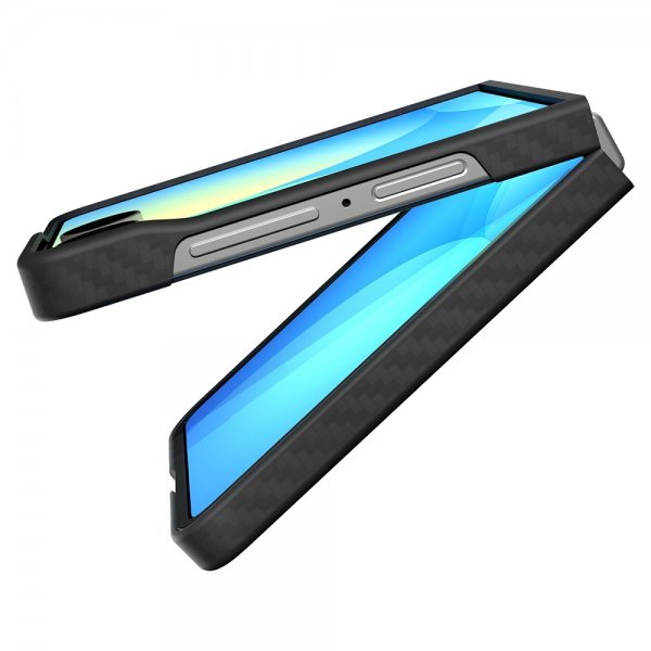 Spigen Samsung Galaxy Z Flip 7 Kuori Air Skin Aramid Musta