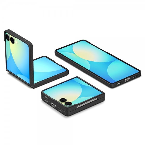 Spigen Samsung Galaxy Z Flip 7 Kuori Air Skin Aramid Musta