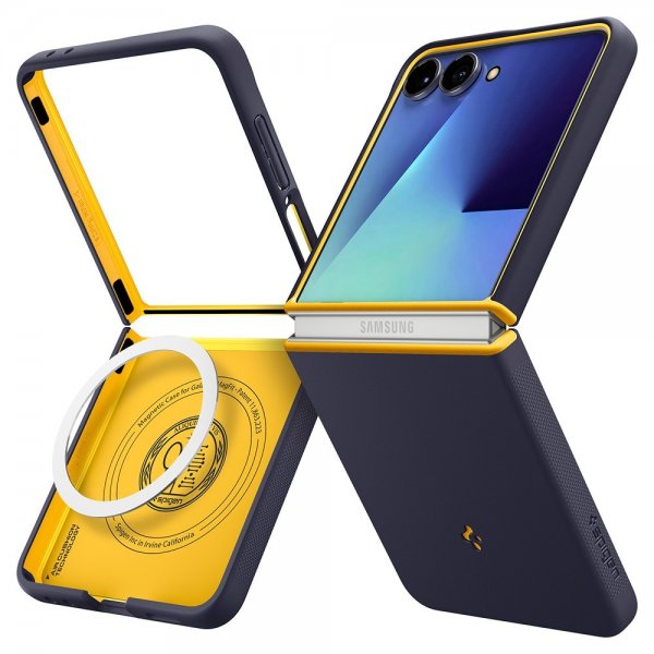 Spigen Samsung Galaxy Z Flip 7 Kuori Nano Pop MagFit Blueberry Navy