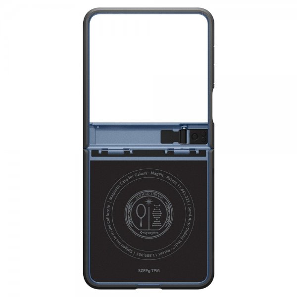 Spigen Samsung Galaxy Z Flip 7 -suojakuori, Tough Armor Pro MagFit, Sierra Blue