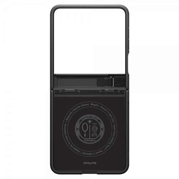 Spigen Samsung Galaxy Z Flip 7 Kuori Tough Armor Pro MagFit Musta