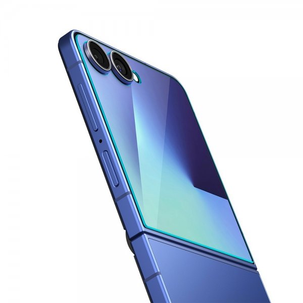 Spigen Samsung Galaxy Z Flip 7 näytönsuoja GLAS.tR EZ Fit 2-pakkaus