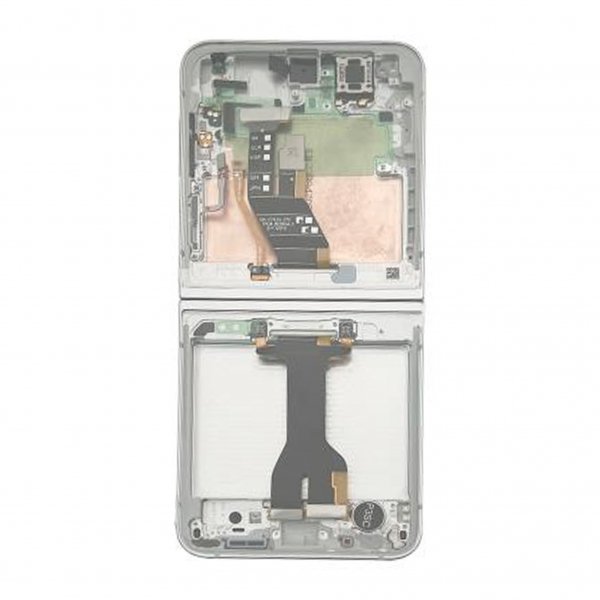 Samsung Galaxy Z Flip6 Takalasin LCD-näyttö Alkuperäinen - White