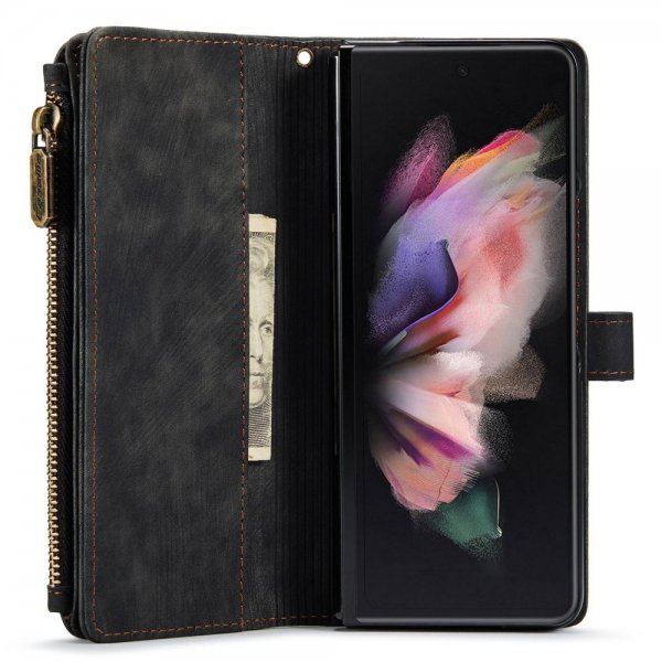 CaseMe Samsung Galaxy Z Fold 4 -suojakotelo C30-sarja Musta