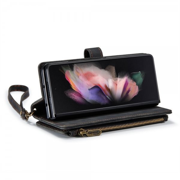 CaseMe Samsung Galaxy Z Fold 4 -suojakotelo C30-sarja Musta