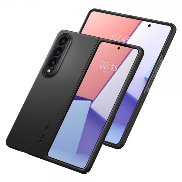Spigen Samsung Galaxy Z Fold 4 AirSkin -suojakuori, musta