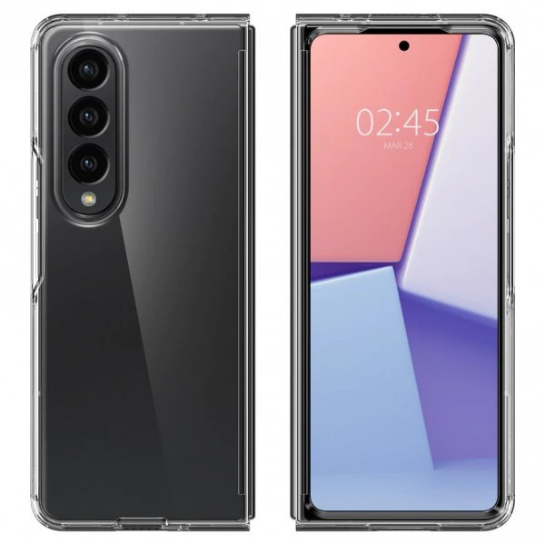 Spigen Samsung Galaxy Z Fold 4 Suojakuori Crystal Hybrid Crystal Clear