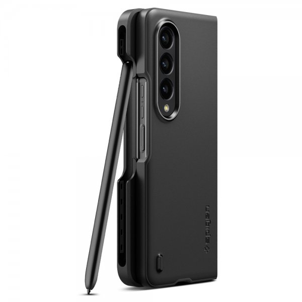 Spigen Samsung Galaxy Z Fold 4 Kuori Thin Fit P Musta