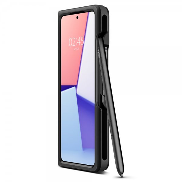 Spigen Samsung Galaxy Z Fold 4 Kuori Thin Fit P Musta