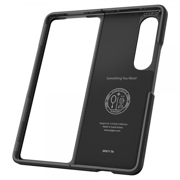 Spigen Samsung Galaxy Z Fold 4 Suojakuori Tough Armor Musta