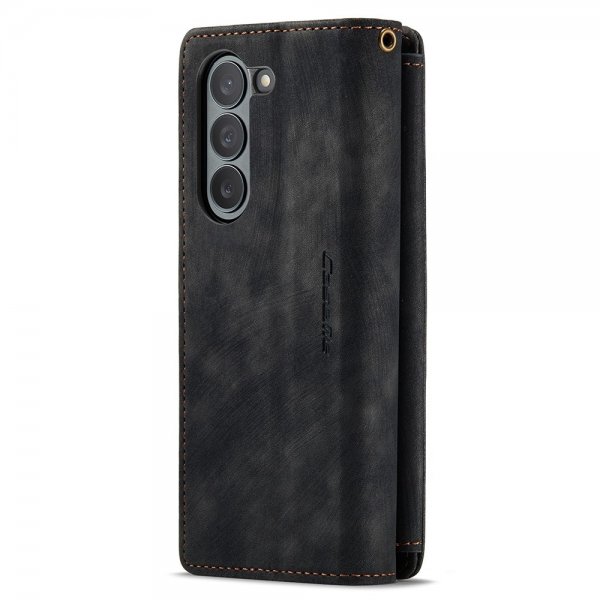 CaseMe Samsung Galaxy Z Fold 5 -suojakotelo C30-sarja, musta
