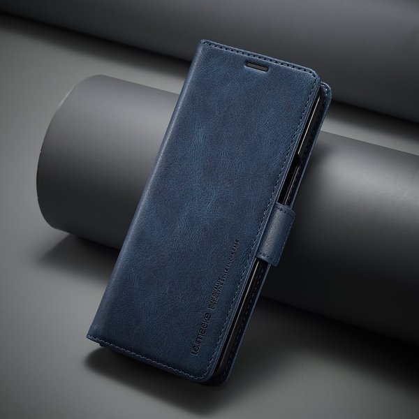Lc.Imeeke Samsung Galaxy Z Fold 5 Kotelo Korttipaikalla Flip Sininen