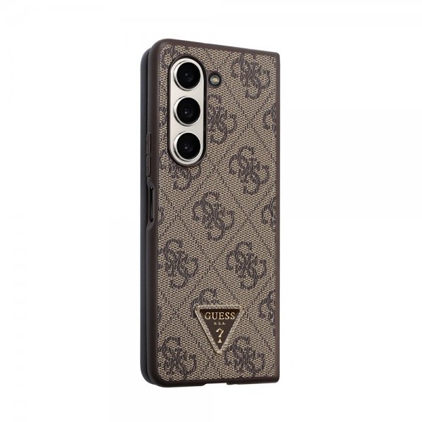 Arvaa Samsung Galaxy Z Fold 5 Kuori 4G Metalli Kolmio Strassi Ruskea
