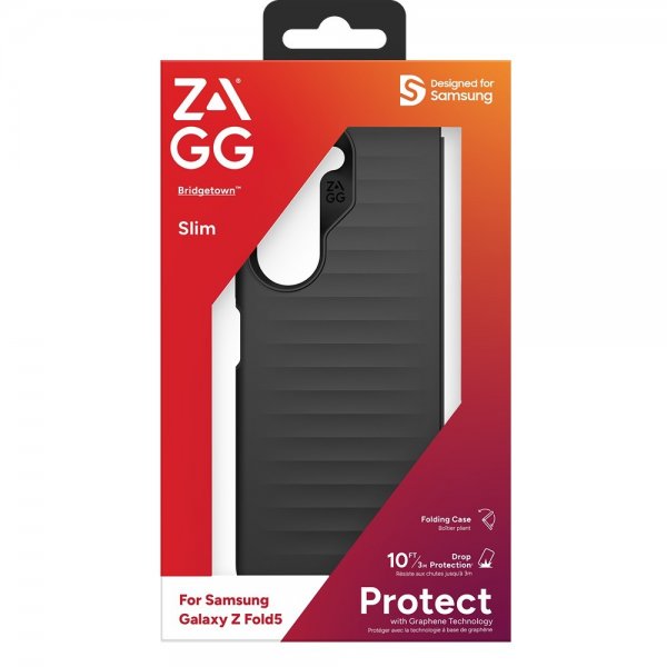ZAGG Samsung Galaxy Z Fold 5 -kuori Bridgetown Musta