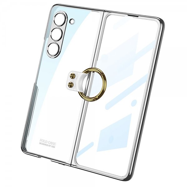 GKK Samsung Galaxy Z Fold 5 -kuori, sormirengas, läpinäkyvä