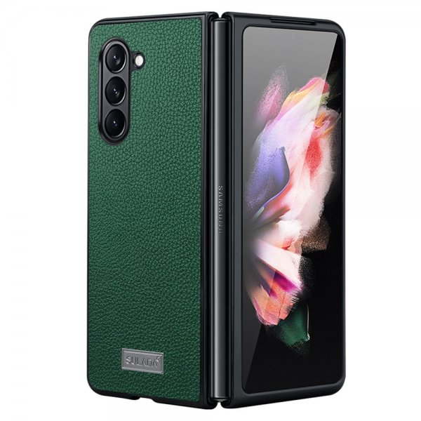 Sulada Samsung Galaxy Z Fold 5 Litsi Vihreä Suojakuori