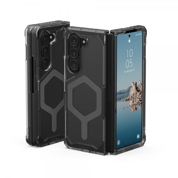 Urban Armor Gear (UAG) Samsung Galaxy Z Fold 5 -kuori Plyo Pro MagSafe Ash/Space Grey