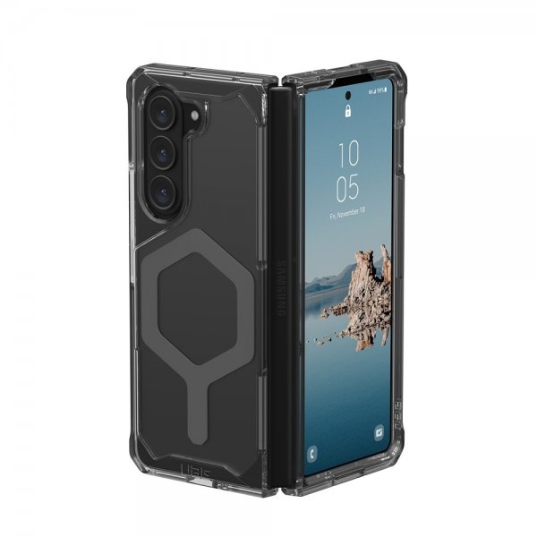 Urban Armor Gear (UAG) Samsung Galaxy Z Fold 5 -kuori Plyo Pro MagSafe Ash/Space Grey