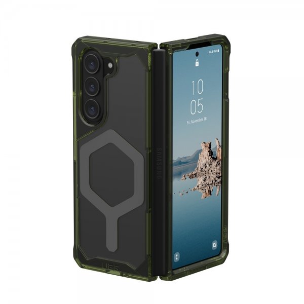 Urban Armor Gear (UAG) Samsung Galaxy Z Fold 5 -suojakuori Plyo Pro MagSafe Olive/Space Grey