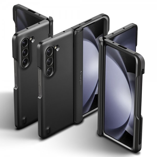 Spigen Samsung Galaxy Z Fold 5 -kuori Slim Armor Pro Pen Edition, musta