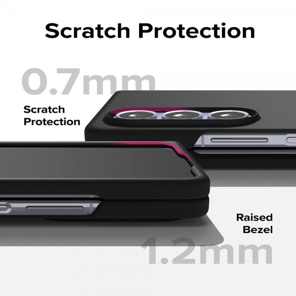 Ringke Samsung Galaxy Z Fold 5 Ohut Musta Suojakuori
