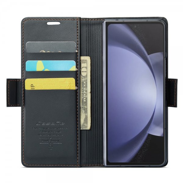 CaseMe Samsung Galaxy Z Fold 6 Kotelo 023 Series Musta