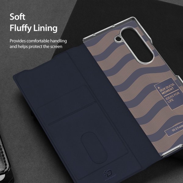 Dux Ducis Samsung Galaxy Z Fold 6 Kotelo Bril-sarja Sininen