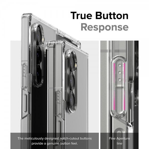 Ringke Samsung Galaxy Z Fold 6 -suojakuori, Fusion, läpinäkyvä