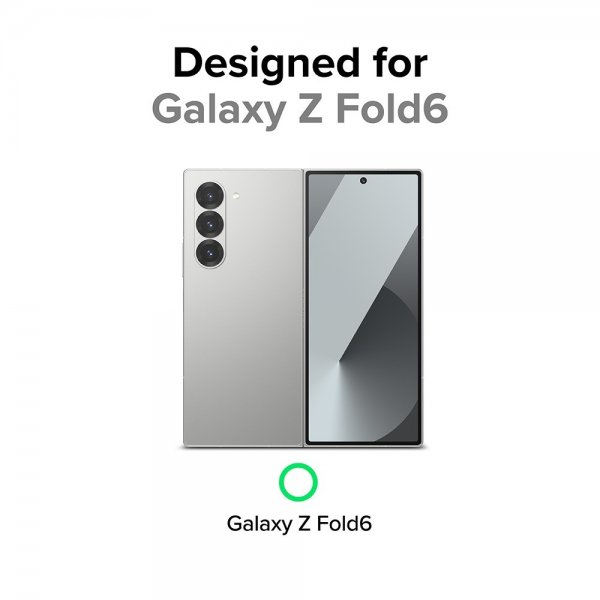 Ringke Samsung Galaxy Z Fold 6 -suojakuori, Fusion, läpinäkyvä
