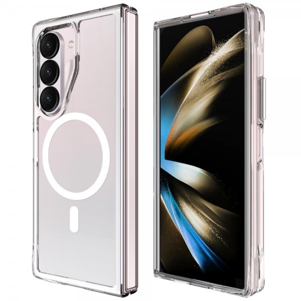 Samsung Galaxy Z Fold 6 Kuori MagSafe Läpinäkyvä
