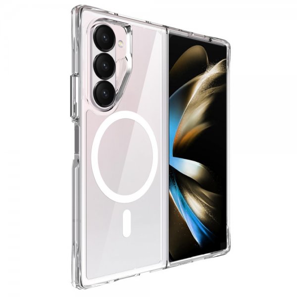 Samsung Galaxy Z Fold 6 Kuori MagSafe Läpinäkyvä