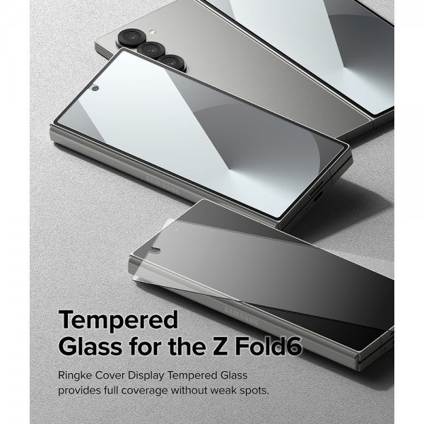 Ringke Samsung Galaxy Z Fold 6 Näytönsuoja Suojalasi 2 kpl:n pakkaus