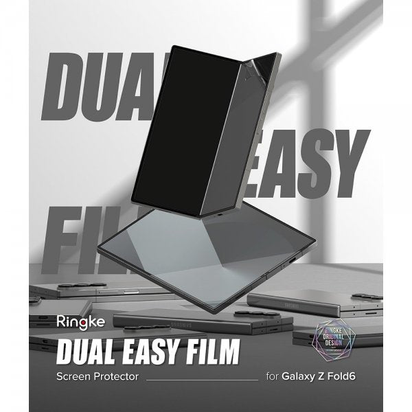 Ringke Samsung Galaxy Z Fold 6 -näytönsuoja Dual Easy Film 2-pakkaus