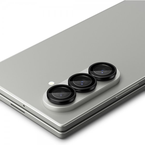 Spigen Samsung Galaxy Z Fold 7 Kameransuojus GLAS.tR EZ Fit Optik Pro 2-pakkaus Musta