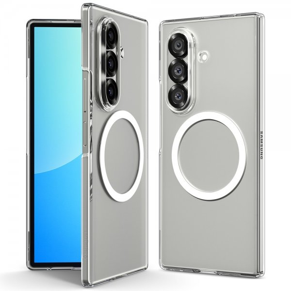 Spigen Samsung Galaxy Z Fold 7 Kuori Air Skin MagFit Kirkas Valkoinen