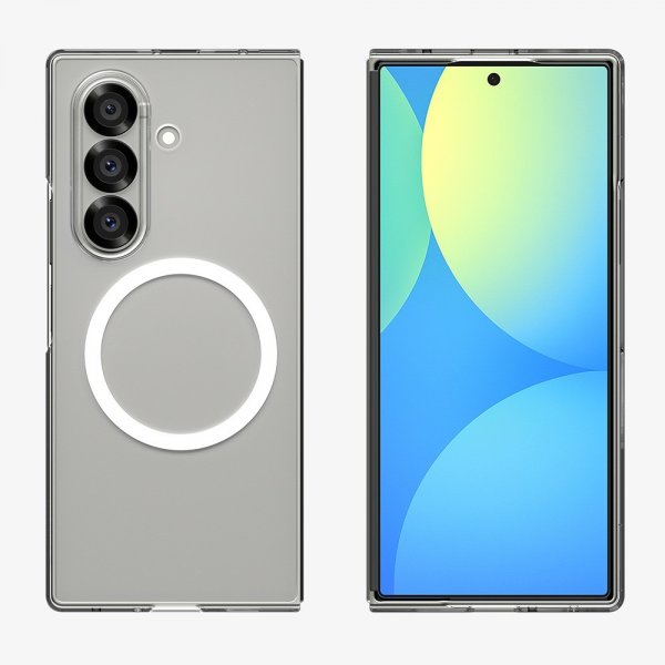 Spigen Samsung Galaxy Z Fold 7 Kuori Air Skin MagFit Kirkas Valkoinen