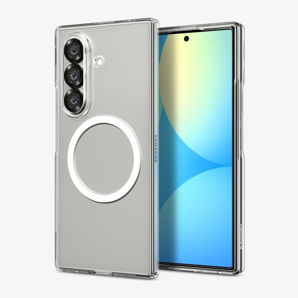 Spigen Samsung Galaxy Z Fold 7 Kuori Air Skin MagFit Kirkas Valkoinen